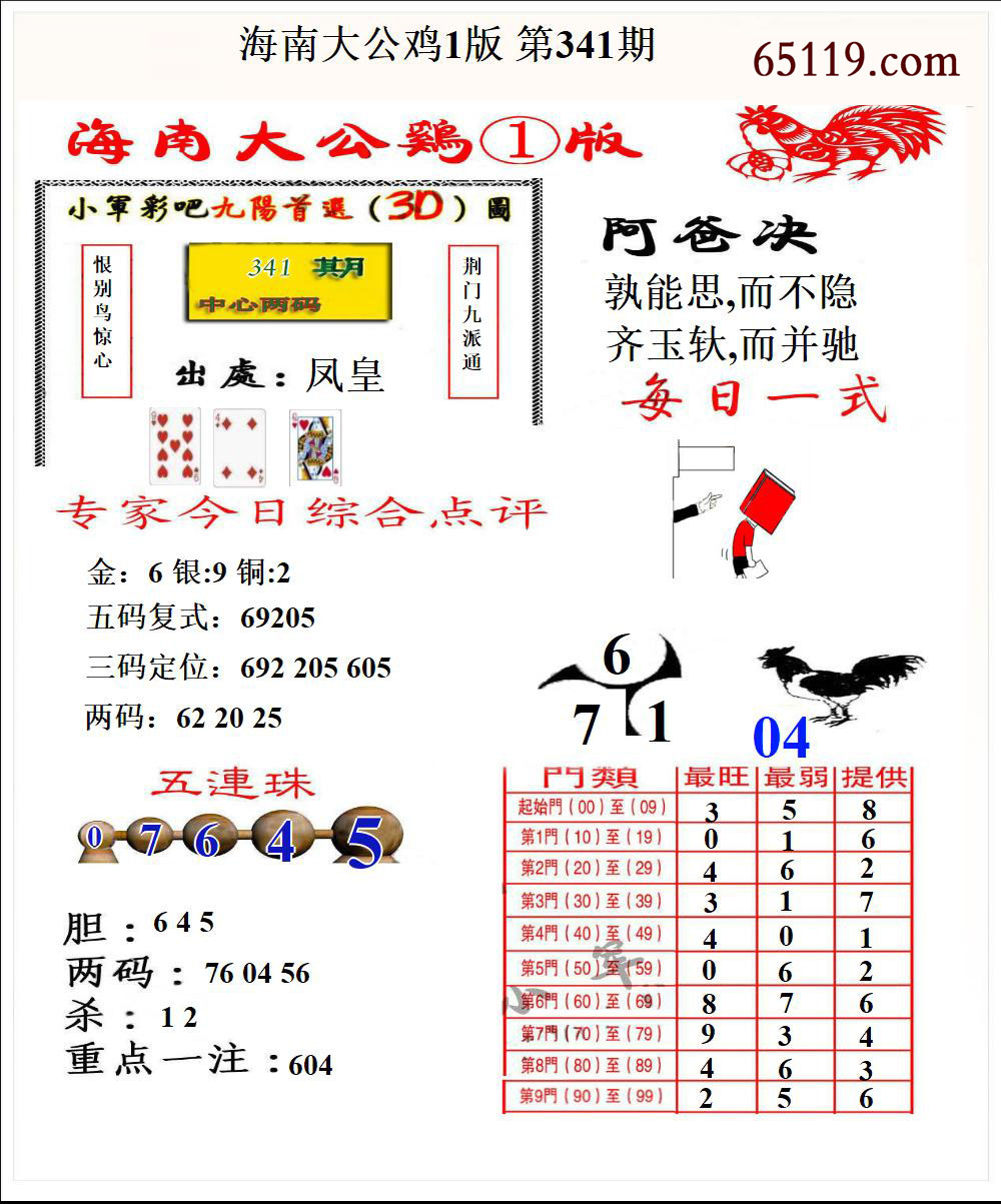 海南大公鸡1版