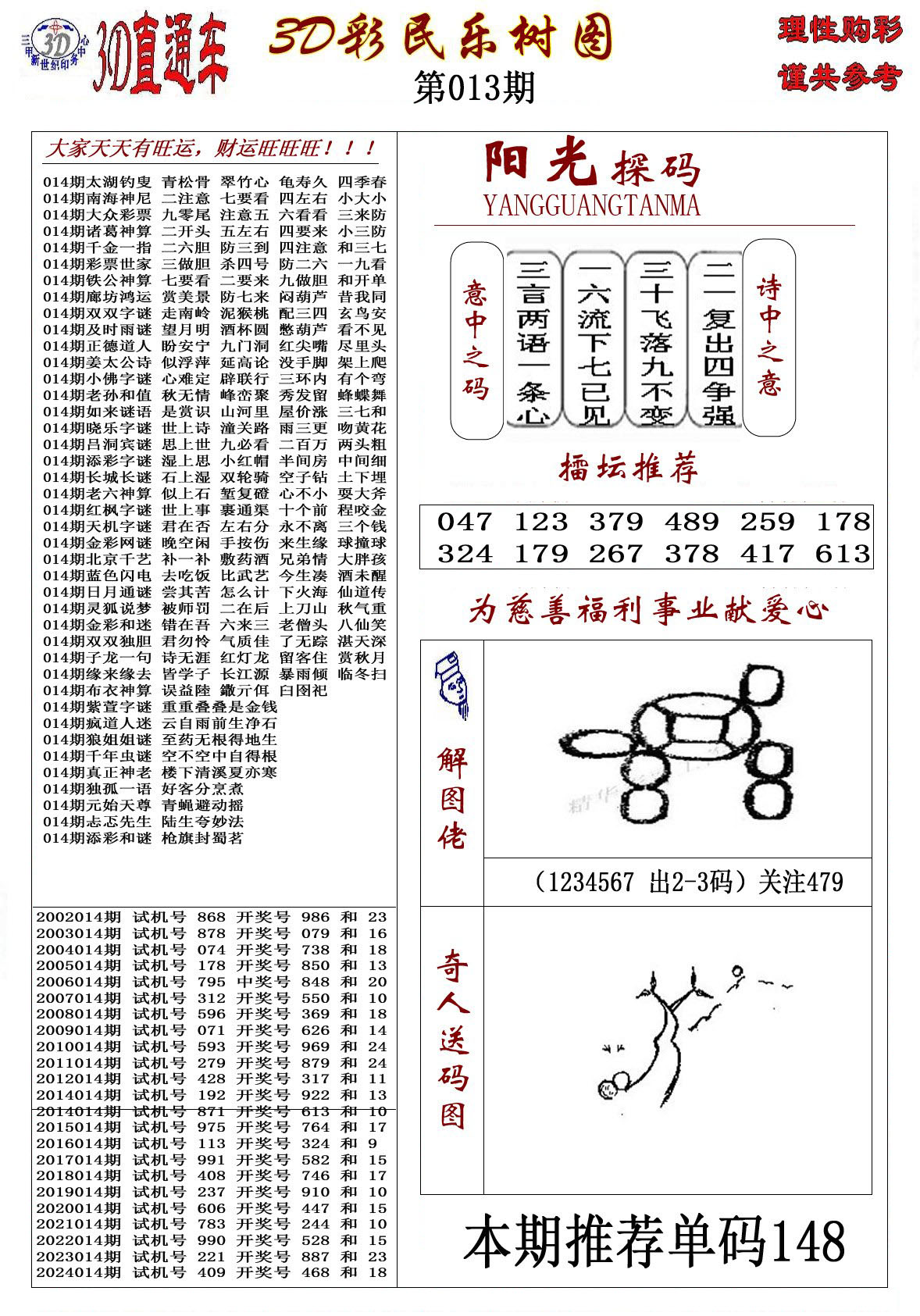 3D彩民乐树图